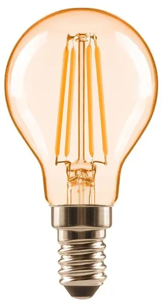 Bec LED Osram - Classic Filament Gold, E14, P20, 2400K, 200 lm