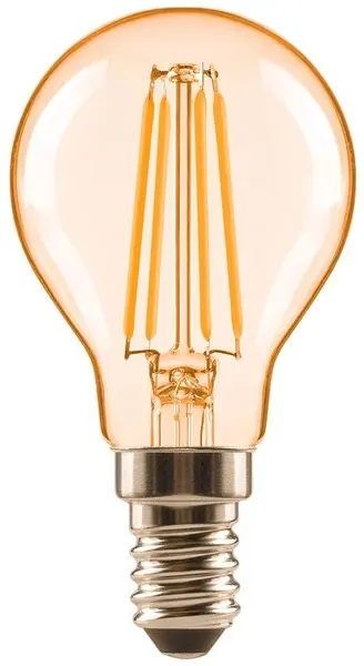 Bec LED Osram - Classic Filament Gold, E14, P33, 2400K, 380 lm