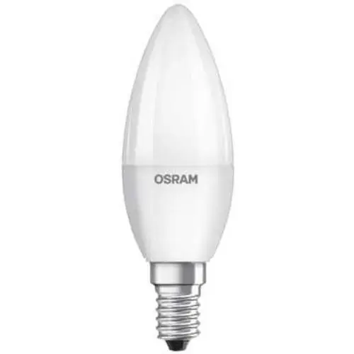 Bec Led Osram, E14, LED VALUE Classic B, 5.7W (40W) 230V, lumina neutra (4000K), 470 lumeni, durata de viata 10.000 ore, clasa energetica A+