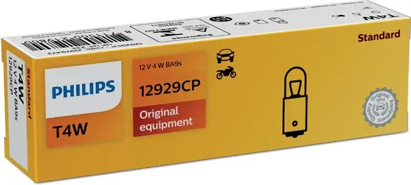 Bec Pozitie Fata T4W 12V Set 10 Buc Philips