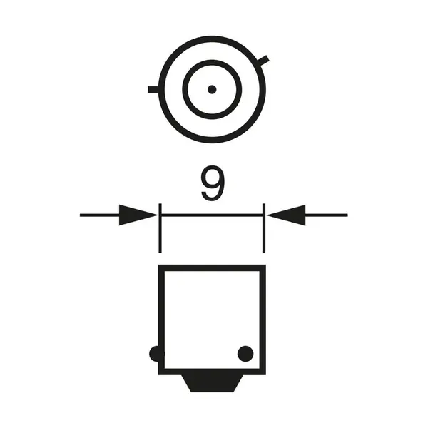 Bec, semnalizator BOSCH 1 987 301 035