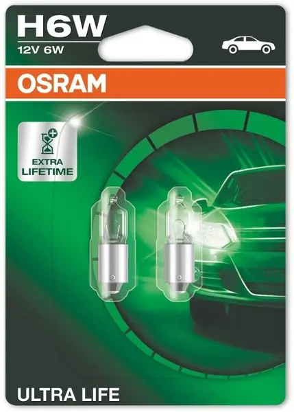 Becuri auto Osram - H6W, 64132ULT, Ultralife AUX