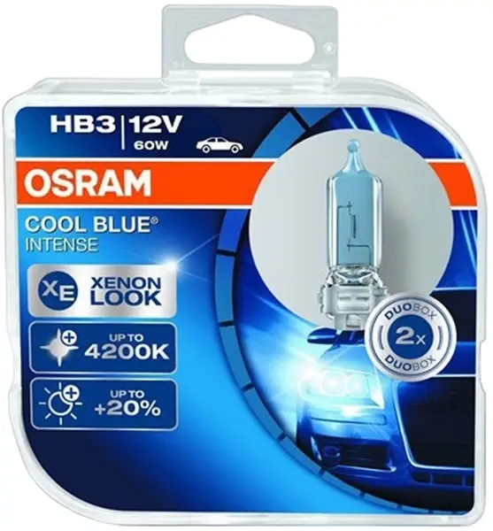 Becuri auto Osram - HB3, 9005CBI, Cool Blue Intense