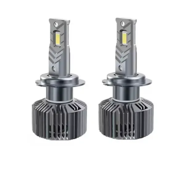 Becuri LED H7 24V Profesionale pentru Camioane TIR - Set 2 BZRSH 120W Canbus 12000LM 6000K Alb Rece, PlugPlay Heavy Duty pentru DAF, MAN, Volvo,
