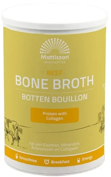 Beef Bone Broth, 250 g, Mattisson Healthstyle