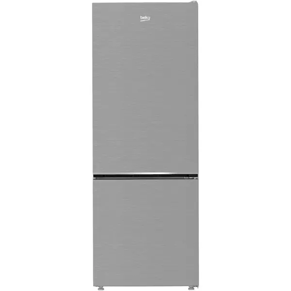 Beko Combina frigorifica Beko B3RCNE564HXB, 490 l, H 192 cm, No Frost, Clasa E, Functie congelare rapida, Door open buzzer, Iluminare LED, Metal Look