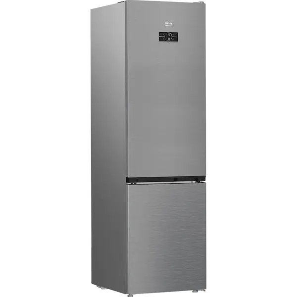 Beko Combina frigorifica Beko B5RCNA416HXBW, No Frost, 415 l, Clasa C, Iluminare LED, AeroFLow, Functie congelare rapida, HarvestFresh, HomeWhiz, Inox