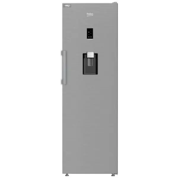 Beko Frigider Beko B5RLNE365HDXB, Capacitate 365 l, No Frost, HarvestFresh, AeroFlow, Everfresh, Clasa D, 186.5 cm, Inox Look