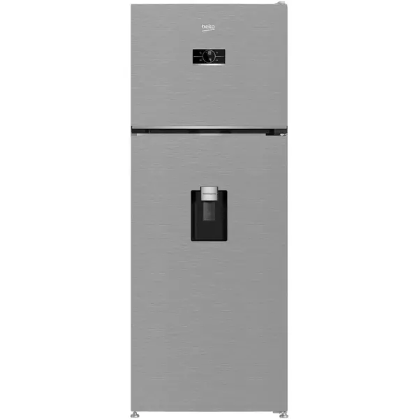 Beko Frigider cu doua usi Beko B5RDNE504LDXB, 477L, Clasa E, H 185 cm, Metal Look