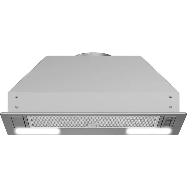 Beko Hota incorporabila Beko HNU51310SE, Putere absorbtie 370 m3/h, Control mecanic, iluminare LED, 53 cm, Argintiu