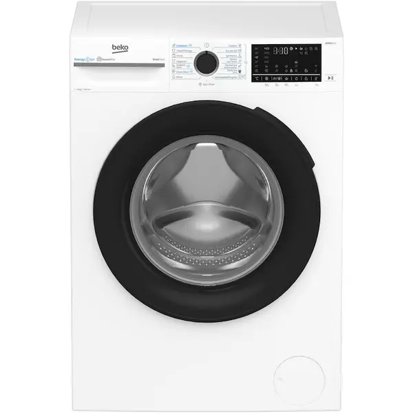 Beko Masina de spalat rufe Beko BM5WFU610415W, 10 kg, 1400 RPM, Clasa A, Recycled Tub, HomeWhiz prin WiFi , Motor ProSmart Inverter, AddXtra, Hygiene+, Culoare ALB