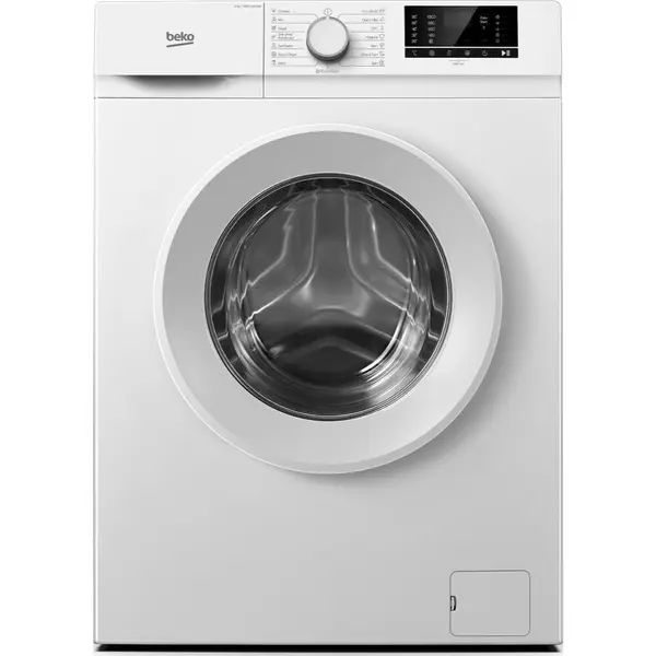 Beko Masina de spalat rufe Slim Beko B1WFK2604WEE , 6kg, 1000rpm, Clasa D, 15 programe, Aquawave, DrumClean, Display, Alb
