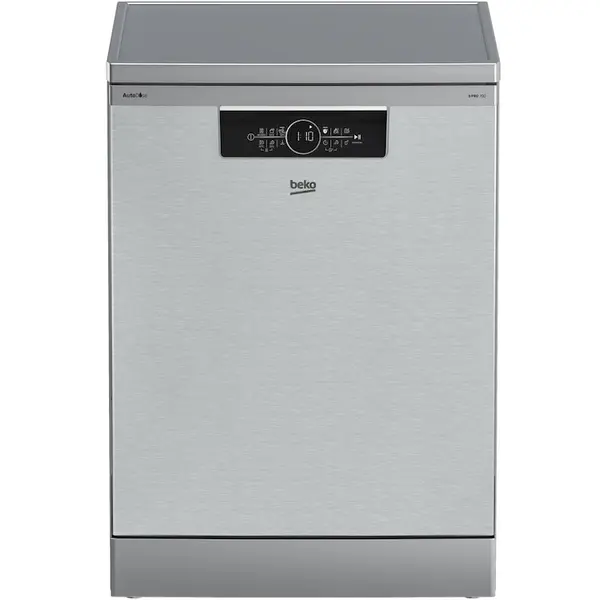 Beko Masina de spalat vase Beko BDFN36641XA, 16 seturi, 11 programe, Clasa C, AutoDose, SelfDry, HomeWhiz, HygieneIntense, SteamGloss, DeepWash, Fast+, HalfLoad, CornerIntense, Motor ProSmart Inverter, 60 cm, Inox