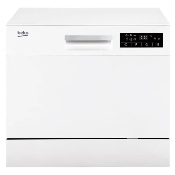 Beko Masina de spalat vase Beko DTC36610W, capacitate 6 seturi, 6 programe, 55 cm, Alb