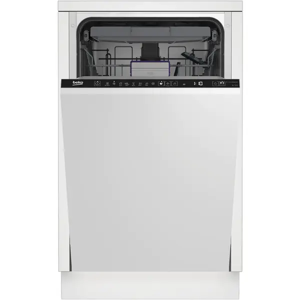 Beko Masina de spalat vase incorporabila Beko BDIS38120Q 11 seturi, 8 programe, E, AquaIntense, ProSmart Inverter Motor, AutoGlassShield ®, Fast+™, 45 cm