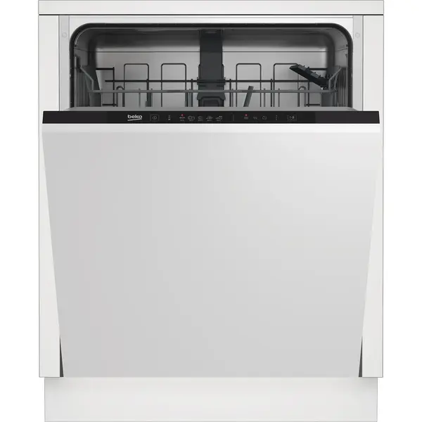 Beko Masina de spalat vase incorporabila Beko DIN35320, 60 cm, 13 seturi, 5 programe, Clasa E, alb