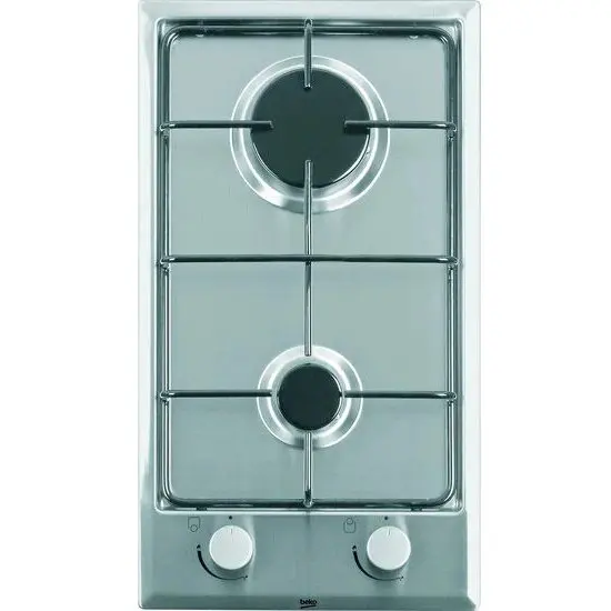 Beko Plita Incorporabila Beko HDCG 32220 SX, Gaz, 2 zone de gatit, 28.8 cm, Inox