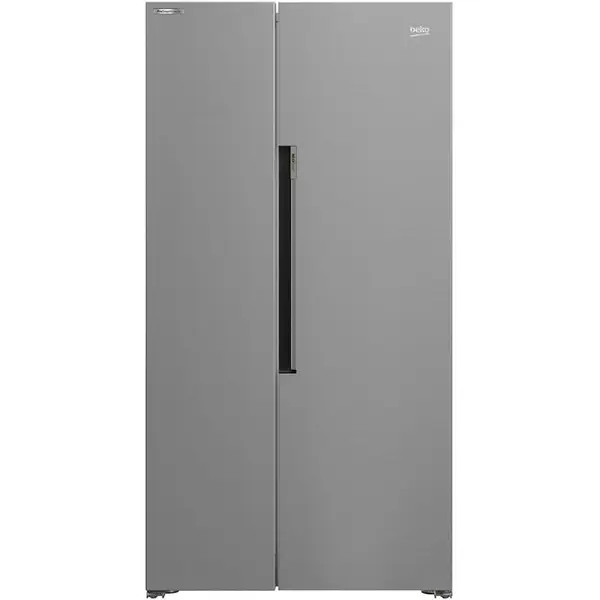 Beko Side by side Beko GN163141XBN, Capacitate 593 l, NeoFrost Dual Cooling, HarvestFresh, Compresor inverter, Clasa E, H 179 cm, Inox Look