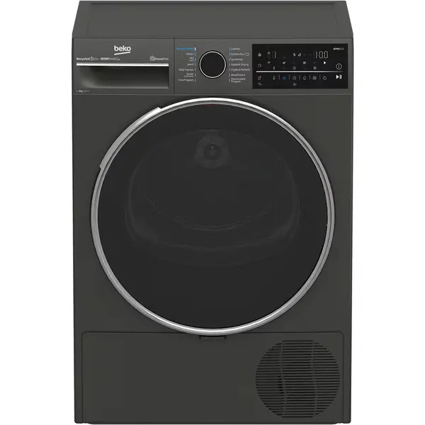 Beko Uscator de rufe cu pompa de caldura Beko B5T89243M, 9 kg, clasa C, 63 dB(A), 14 programe, Negru