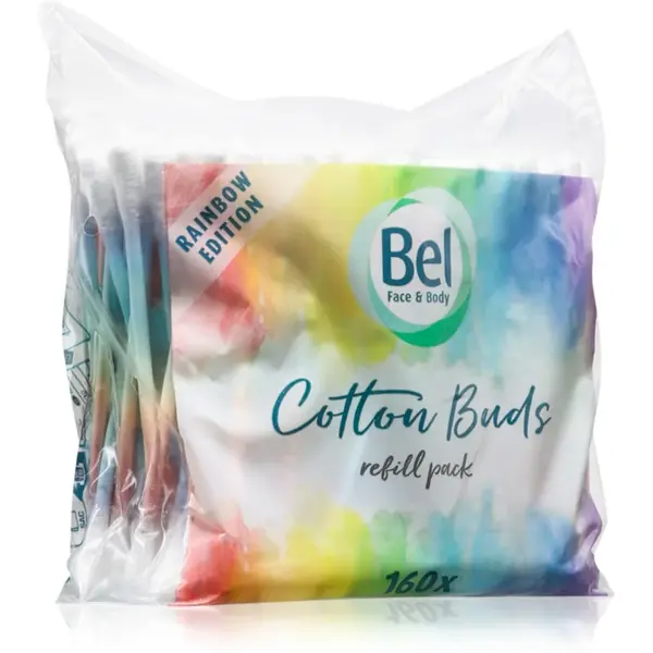 Bel Face & Body Rainbow bețișoare din bumbac 160 buc