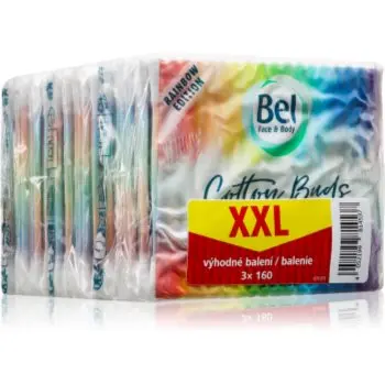 Bel Face & Body Rainbow bețișoare din bumbac ambalaj economic
