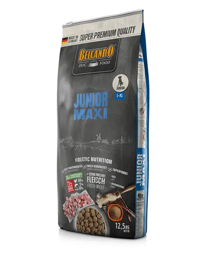BELCANDO Junior Maxi hrana uscata pentru cainii cu varsta 4 luni+, talie L-XL, 12.5 kg