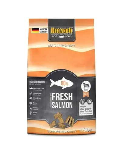BELCANDO Mastercraft Fresh salmon Hrana uscata pentru caini adulti activi, cu somon 500 gr