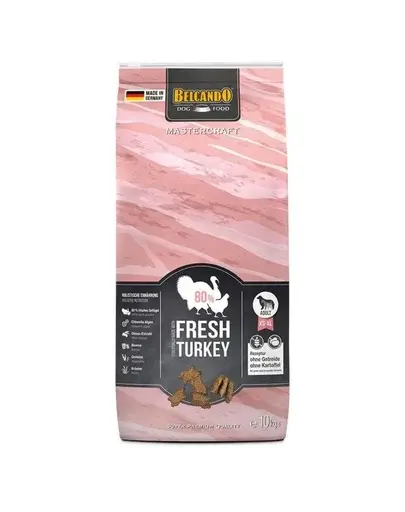 BELCANDO Mastercraft Fresh turkey Hrana uscata pentru caini adulti activi, cu curcan 10 kg