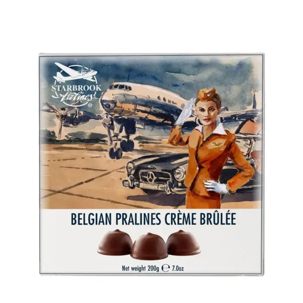 Belgian pralines creme brulee 200 gr