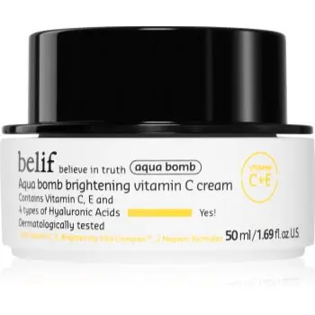 belif Aqua Bomb Brightening Vitamin C Cream crema iluminatoare cu efect de hidratare
