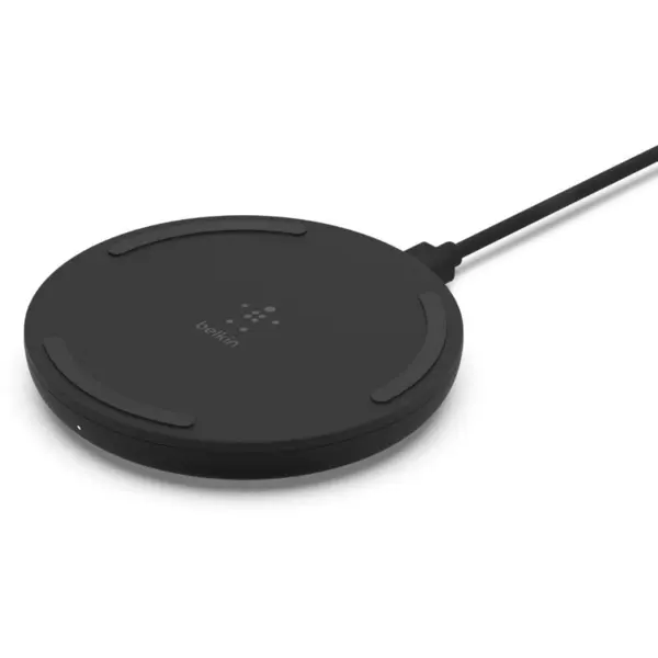Belkin Incarcator Wireless Belkin Boost Charge, QC 3.0, 1x microUSB, 10W, Negru