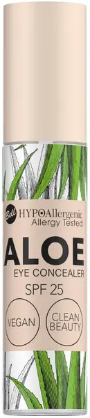 Bell HYPOAllergenic Corector lichid pentru ochi cu aloe vera, SPF25, 001 Light, 4.8 g