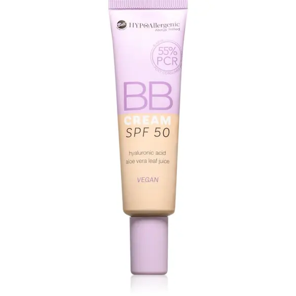 Bell HYPOallergenic crema hidratanta BB SPF 50 culoare 04 Cappuccino 30 g