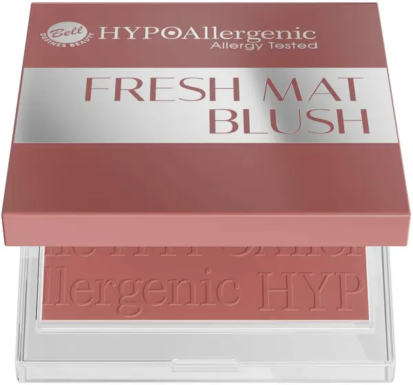 Bell HYPOAllergenic Fard de obraz Fresh Mat, 01 Dahlia, 4.7 g