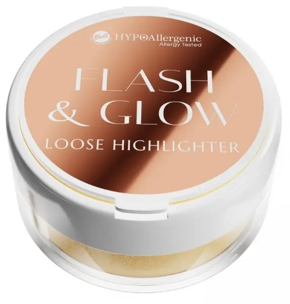 Bell HYPOAllergenic iluminator facial Flash & Glow, 01 Solar Kiss, 4 g