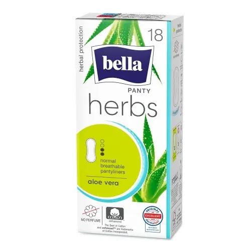 Bella absorbante panty herbs aloe vera x 18 buc. Zephyr Labs