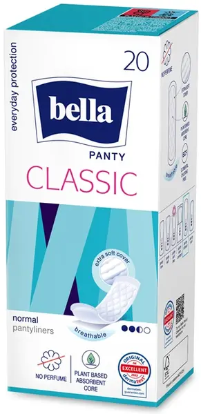 Bella Absorbante zilnice pentru femei Panty Classic, 20 buc.