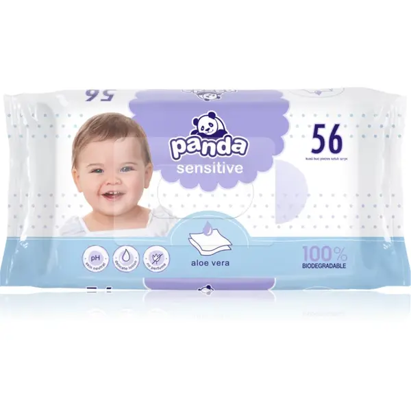 BELLA Baby Happy Panda șervețele umede pentru copii 56 buc