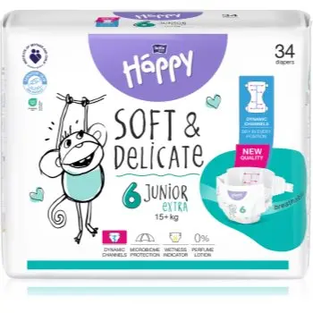 BELLA Baby Happy Soft&Delicate scutece de unică folosință cu canale