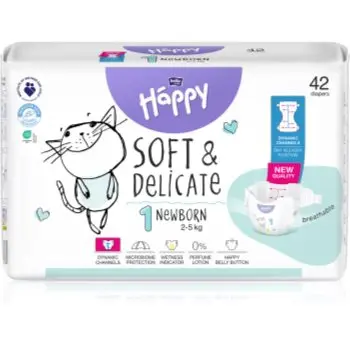 BELLA Baby Happy Soft&Delicate scutece de unică folosință cu canale