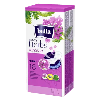 Bella Panty Herbs Verbena Absorbante zilnice Deo Fresh 18 bucati