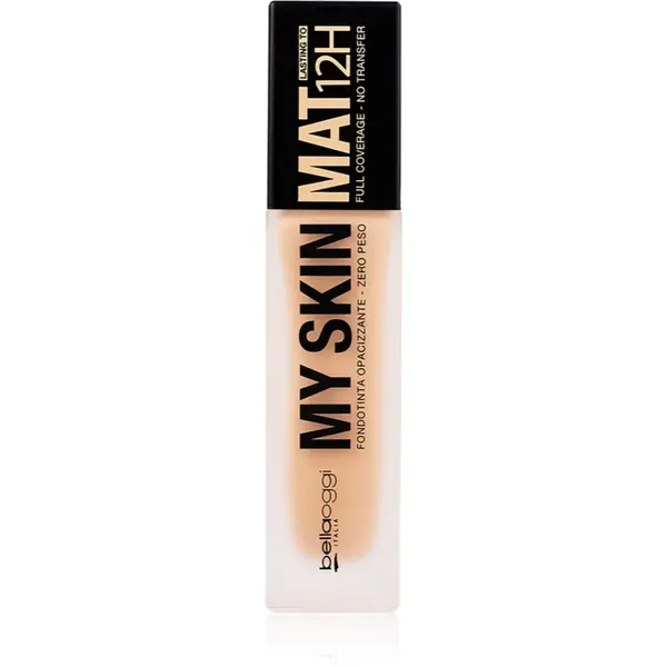 bellaoggi My Skin Mat 12H machiaj matifiant de lungă durată culoare Cool Nude 30 ml