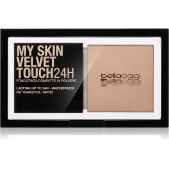 bellaoggi My Skin Velvet Touch 24H pudra compacta SPF 20