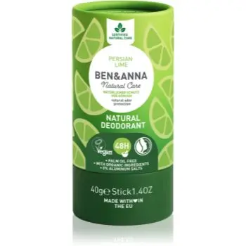 BEN&ANNA Natural Deodorant Persian Lime deodorant stick