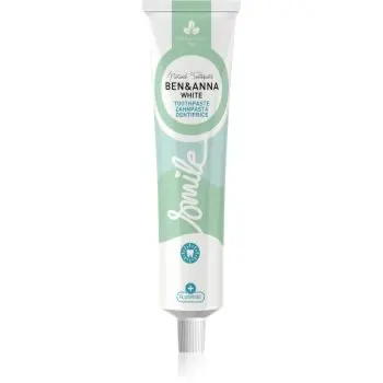 BEN&ANNA Toothpaste White pastă de dinți naturală cu flor