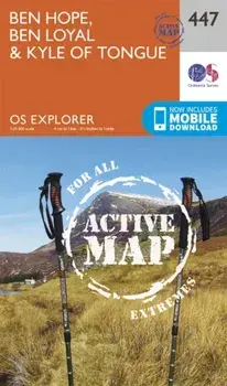 Ben Hope, Ben Loyal and Kyle of Tongue. September 2015 ed, Sheet Map/Ordnance Survey