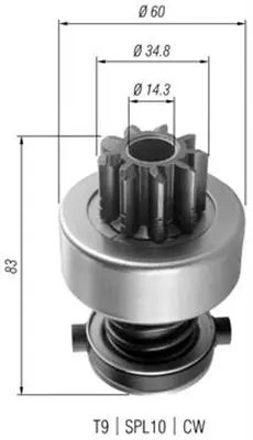 Bendix electromotor KHD; SAME