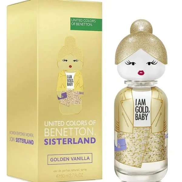 Benetton Sisterland Golden Vanilla Eau de Parfum pentru femei EDP Volum 80 ml