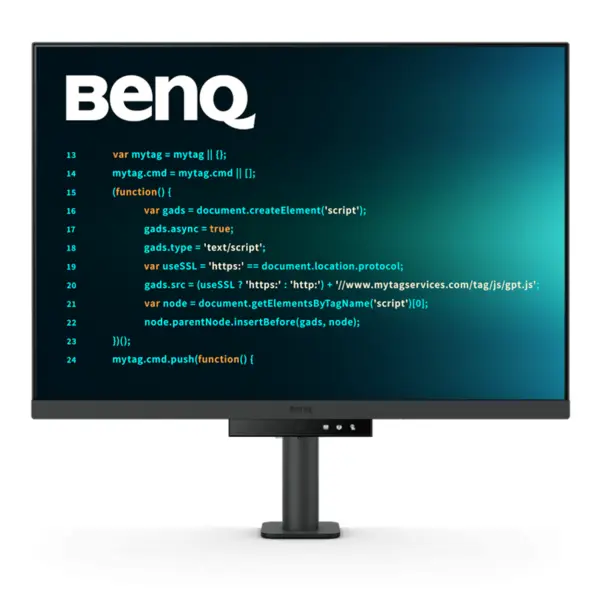 benq Monitor BenQ RD280UA, 28, IPS, 4K, 3840 x 2160, 8 ms, 60 Hz, Eye-Care, Pivot, USB-C, HDMI, DP, Negru