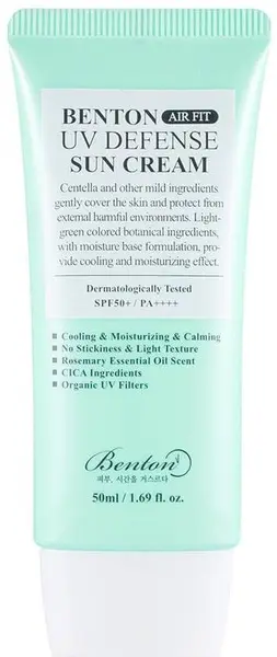 Benton Cremă de protecție solară Air Fit, SPF50+, 50 ml